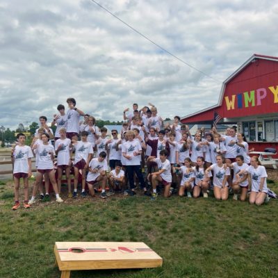 Satisfied Cross Country Group at Wimpy's Grayling